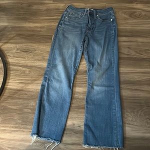 Madewell Cali demi boot jeans in size 25